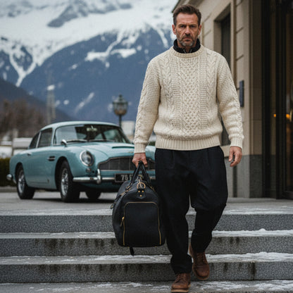 Ultimate Apple Tech Leather Weekender Bag